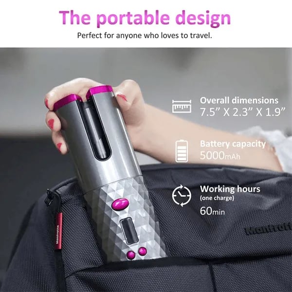 🔥PROMOTION 48% OFF🔥AUTO ROTATING CERAMIC HAIR CURLER