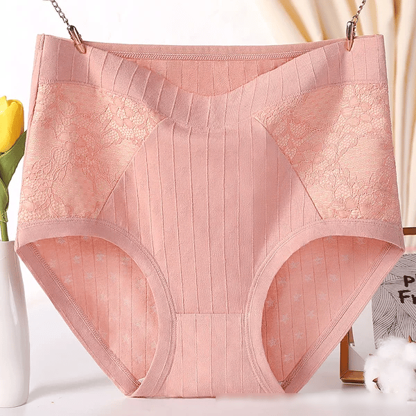 🔥HOT SALE - Large Size High Waist Cotton Antibacterial Underwear