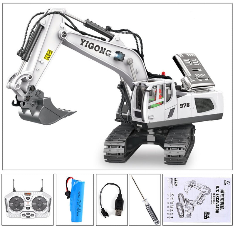 Hydraulic Full Metal Excavator G308H 1\/14 RTR