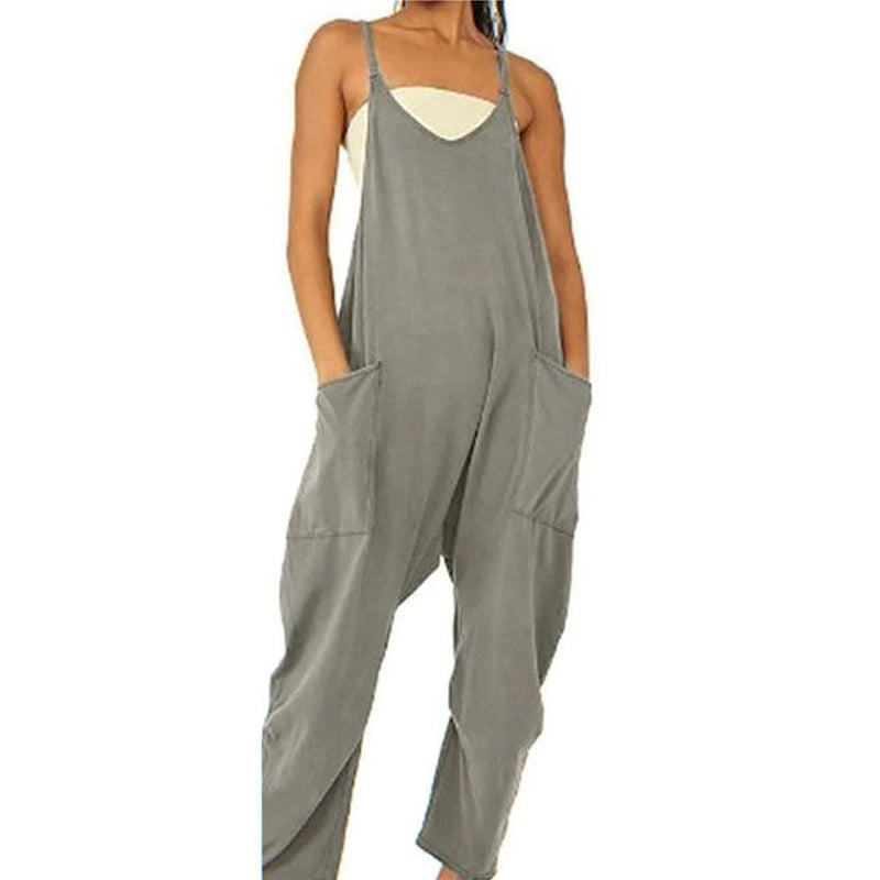 LAST DAY 49% OFF🔥Wide Leg Jumpsuit with Pockets (Buy 2 Free Shipping)