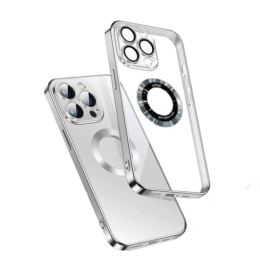 Transparent Magnetic Case Conver for iPhone