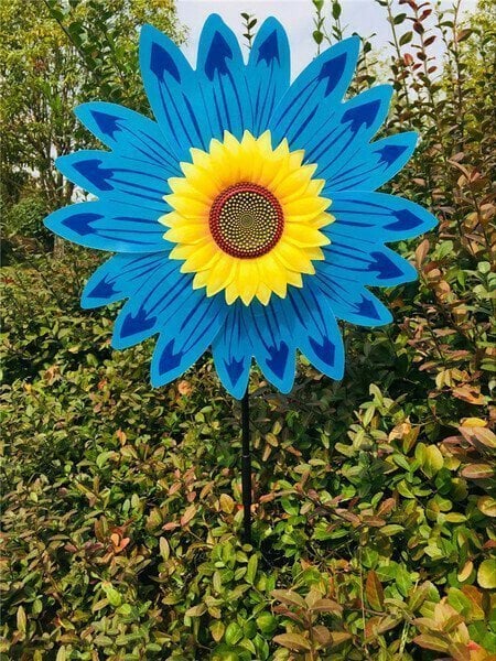 🎉Buy 2 Get 1 Free - Add 3 in Cart🎉 Colorful Sunflower Windmill-For Decoration Outside Yard🌻