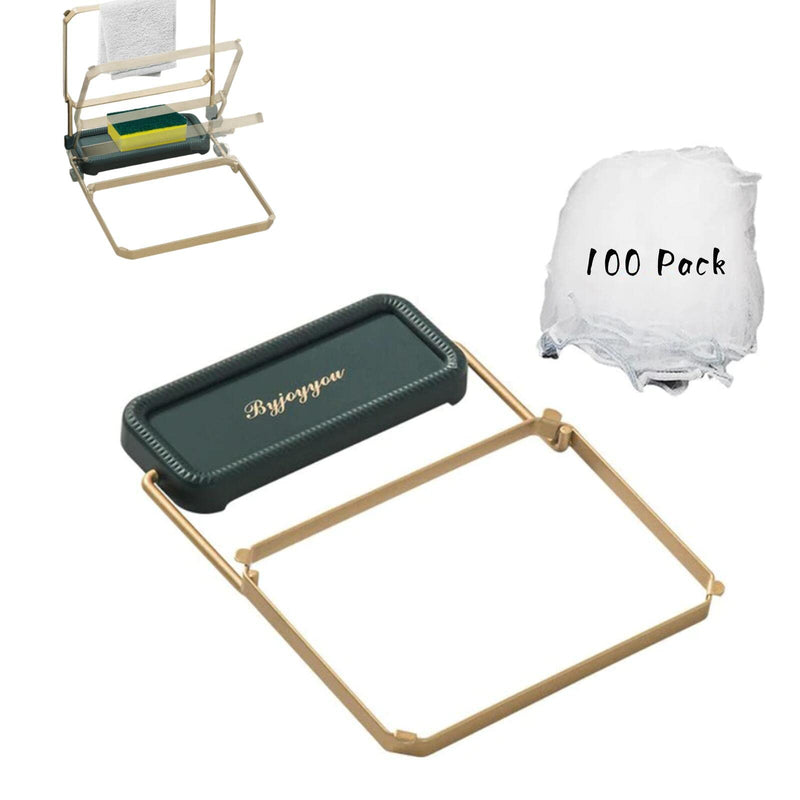 Kitchen Residue Filter Screen Holder(🔥Includes 100 nets)
