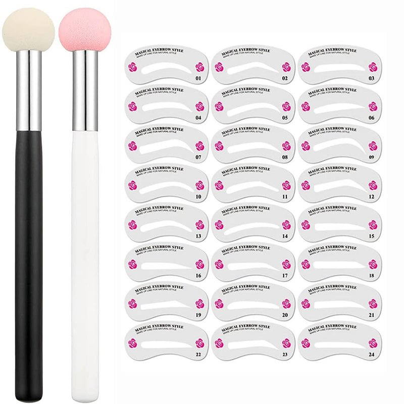 Newly Upgraded Eyebrow Stamp & Eyebrow Stencil Kit - 🔥