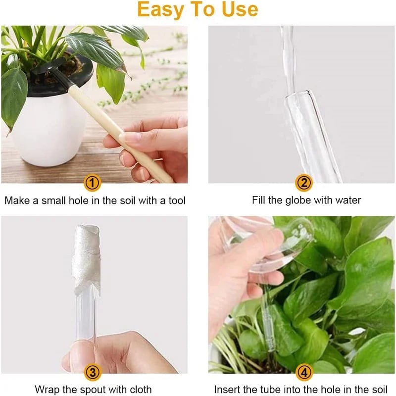 (🔥SAVE 47% OFF) Self-Watering Plant Glass Bulbs