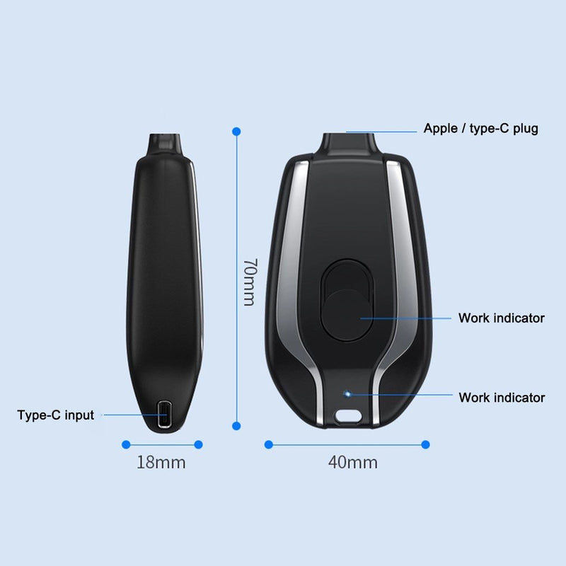 🔥LAST DAY 49% OFF🔥Keychain Power Bank-👍 BUY 2 GET 1 FREE(3PCS）