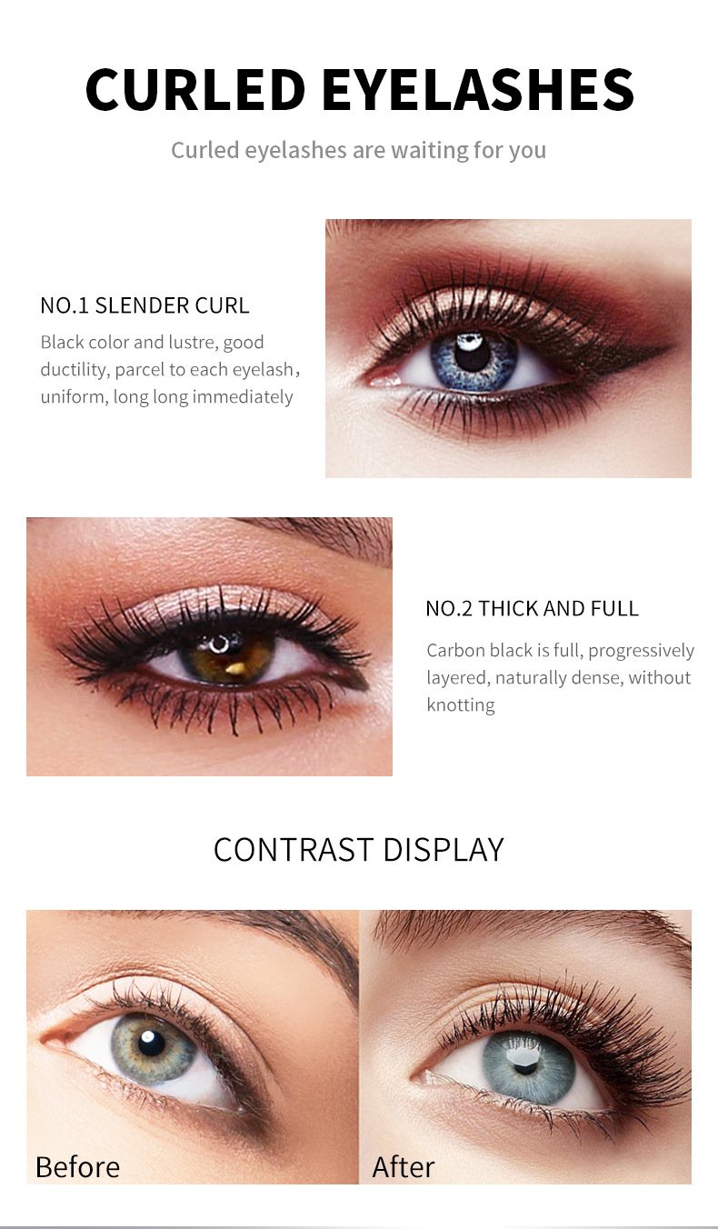 2 in 1 Curl Long Lasting Waterproof Mascara