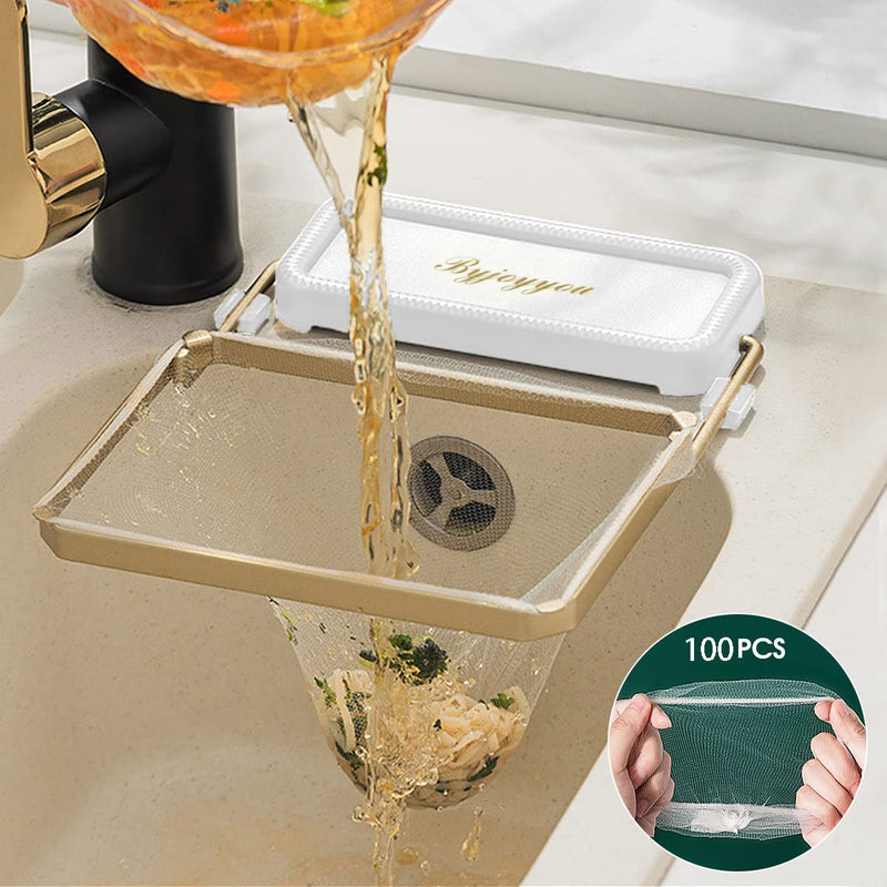 Kitchen Residue Filter Screen Holder(🔥Includes 100 nets)