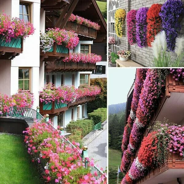 🌺Vivid Artificial Hanging Orchid Bunch🌷