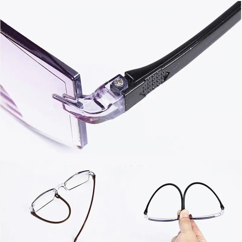 💥LAST DAY SALE 49% OFF💥Sapphire High Hardness Anti-blue Progressive Far And Near Dual-Use Reading Glasses