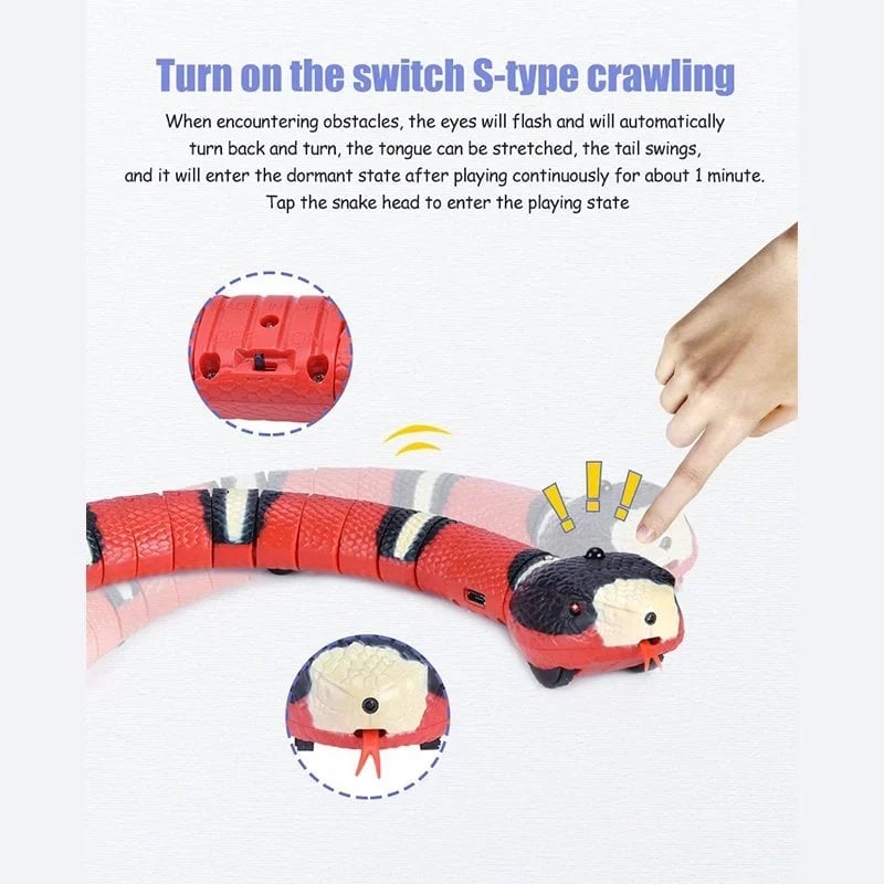 (😸Mother's Day Hot Sale 48% OFF)Cat Toys Automatic Electronic Snake😻Buy 2 Free Shipping