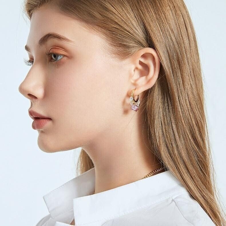 💎Shiny Colorful Dangle Pomegranate  Earrings
