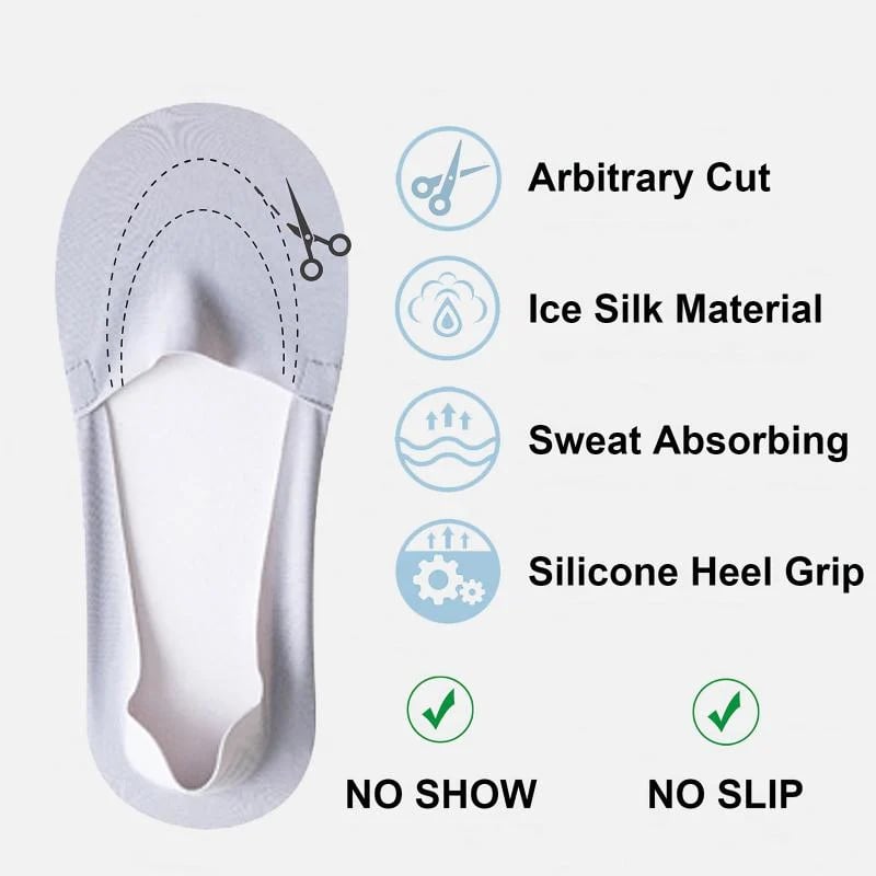 🔥BUY 6 SAVE 30%🔥Thin No Show Socks
