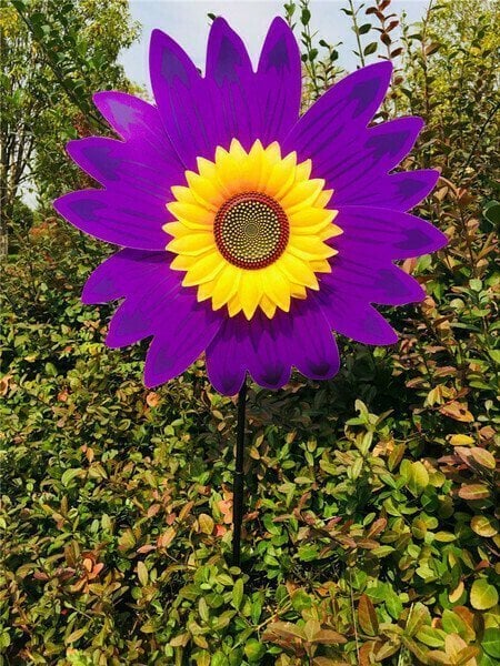 🎉Buy 2 Get 1 Free - Add 3 in Cart🎉 Colorful Sunflower Windmill-For Decoration Outside Yard🌻