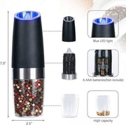 🌲Christmas Sale 49% OFF - Automatic Electric Gravity Induction Salt & Pepper Grinder - BUY 2 GET FREE SHIPPING