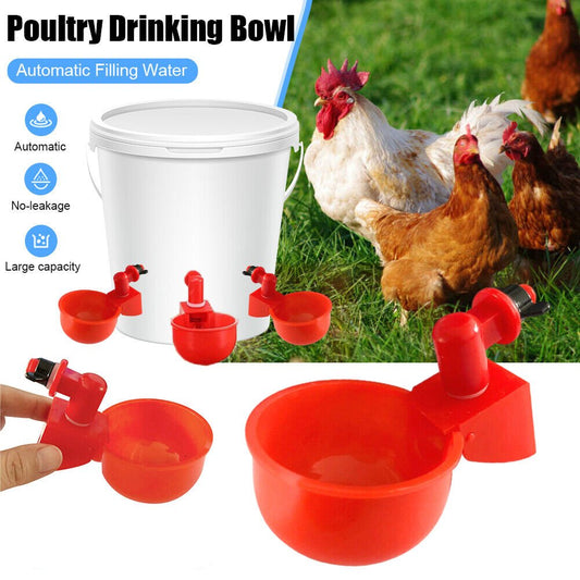 (💦EARLY SUMMER HOT SALE- 49% OFF💦)  🎉Automatic Poultry Water Bowl (5Pcs\/set) 💥 BUY 2 GET 1 FREE
