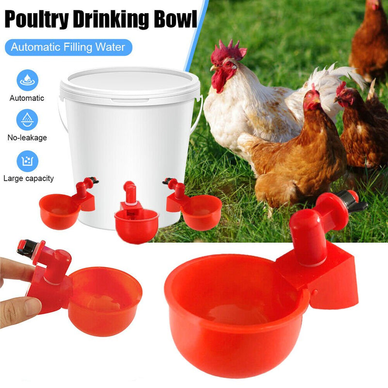 (💦EARLY SUMMER HOT SALE- 49% OFF💦)  🎉Automatic Poultry Water Bowl (5Pcs\/set) 💥 BUY 2 GET 1 FREE