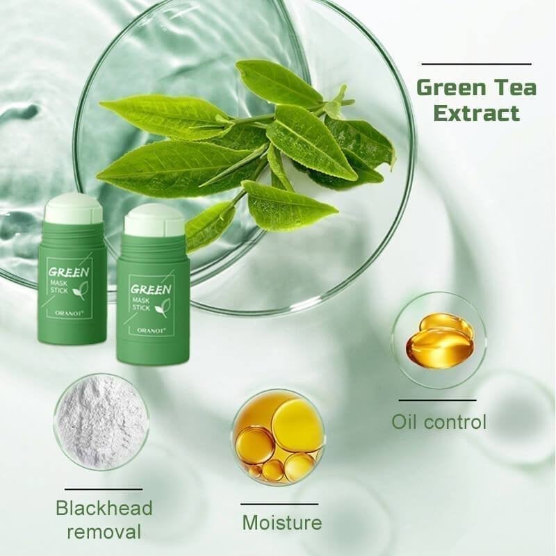 🍵Buy 1 Get 1 Free🍵 Deep Cleanse Green Tea Mask