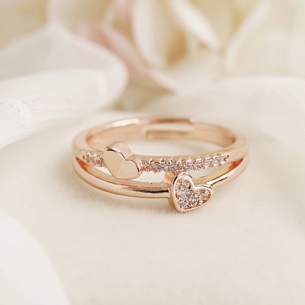 🔥Last Day Promotion 47% OFF-👩Mother & Daughter👧-Always Heart To Heart Ring💕